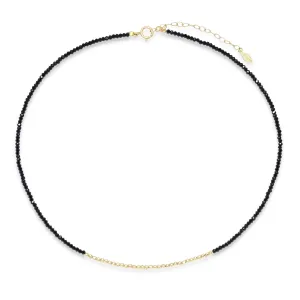 The "Glimmer Choker" with Yellow Gold and Spinel