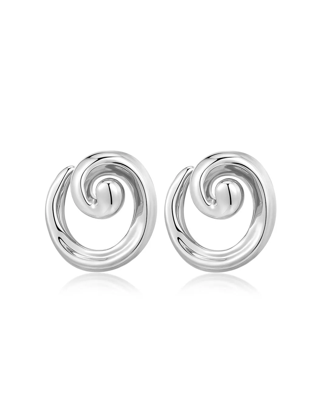 The Seashell Coil Studs