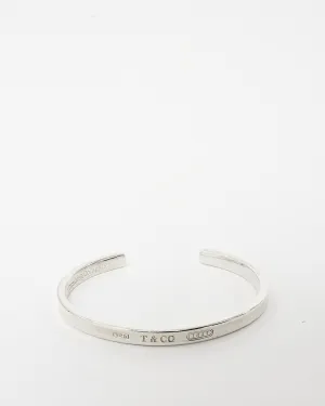 Tiffany & Co. Silver T & Co. Bangle Bracelet