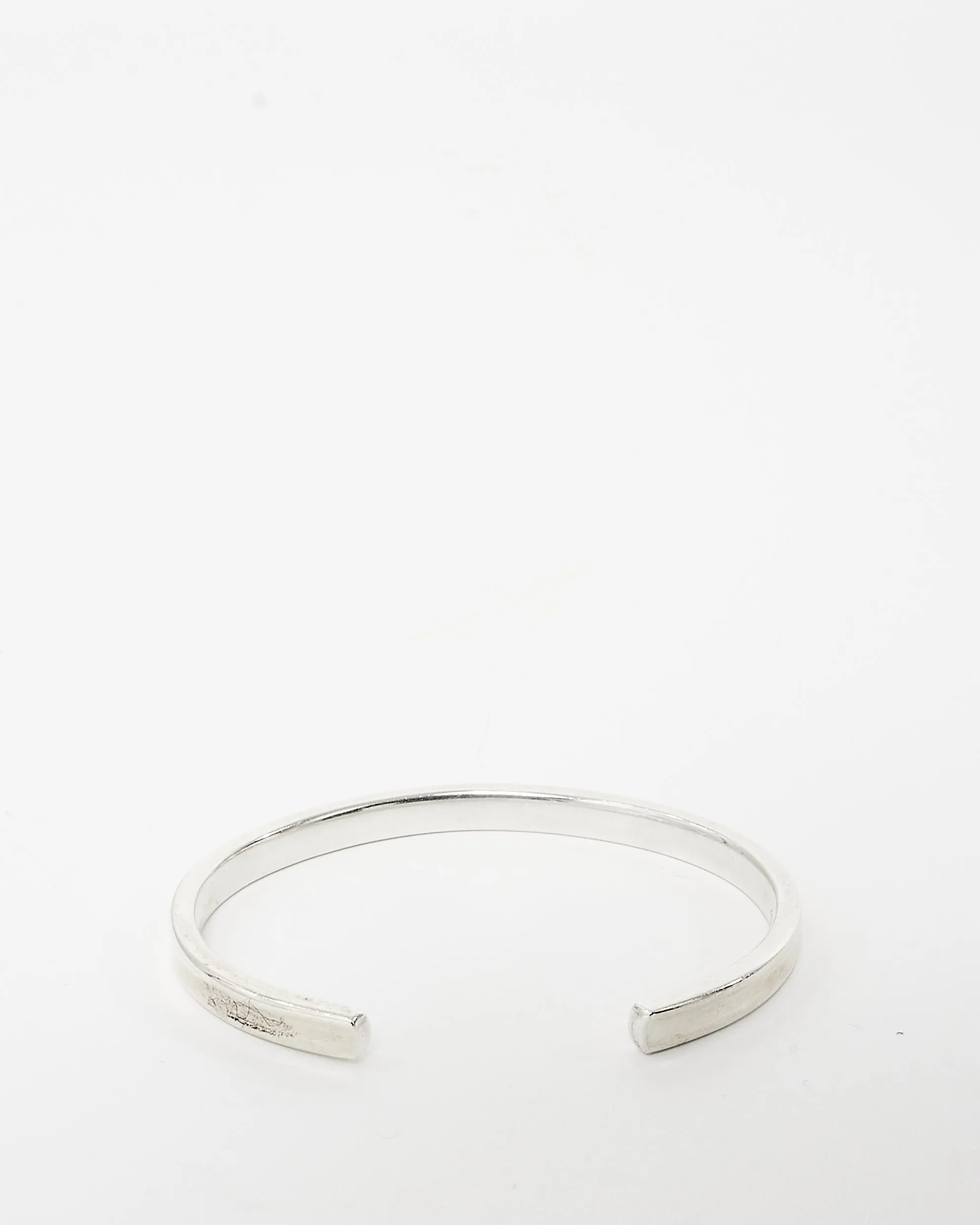 Tiffany & Co. Silver T & Co. Bangle Bracelet