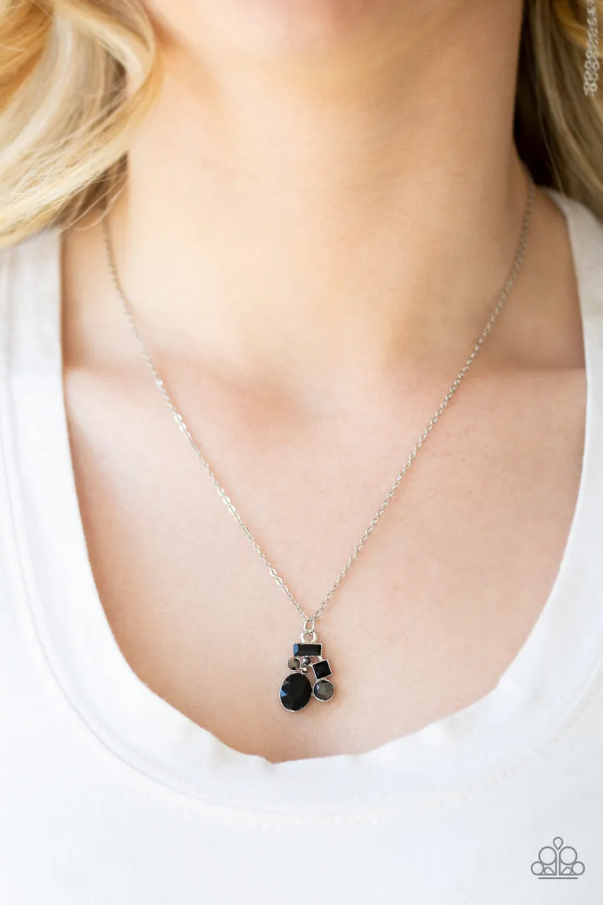Time to be Timeless Black Paparazzi Necklace