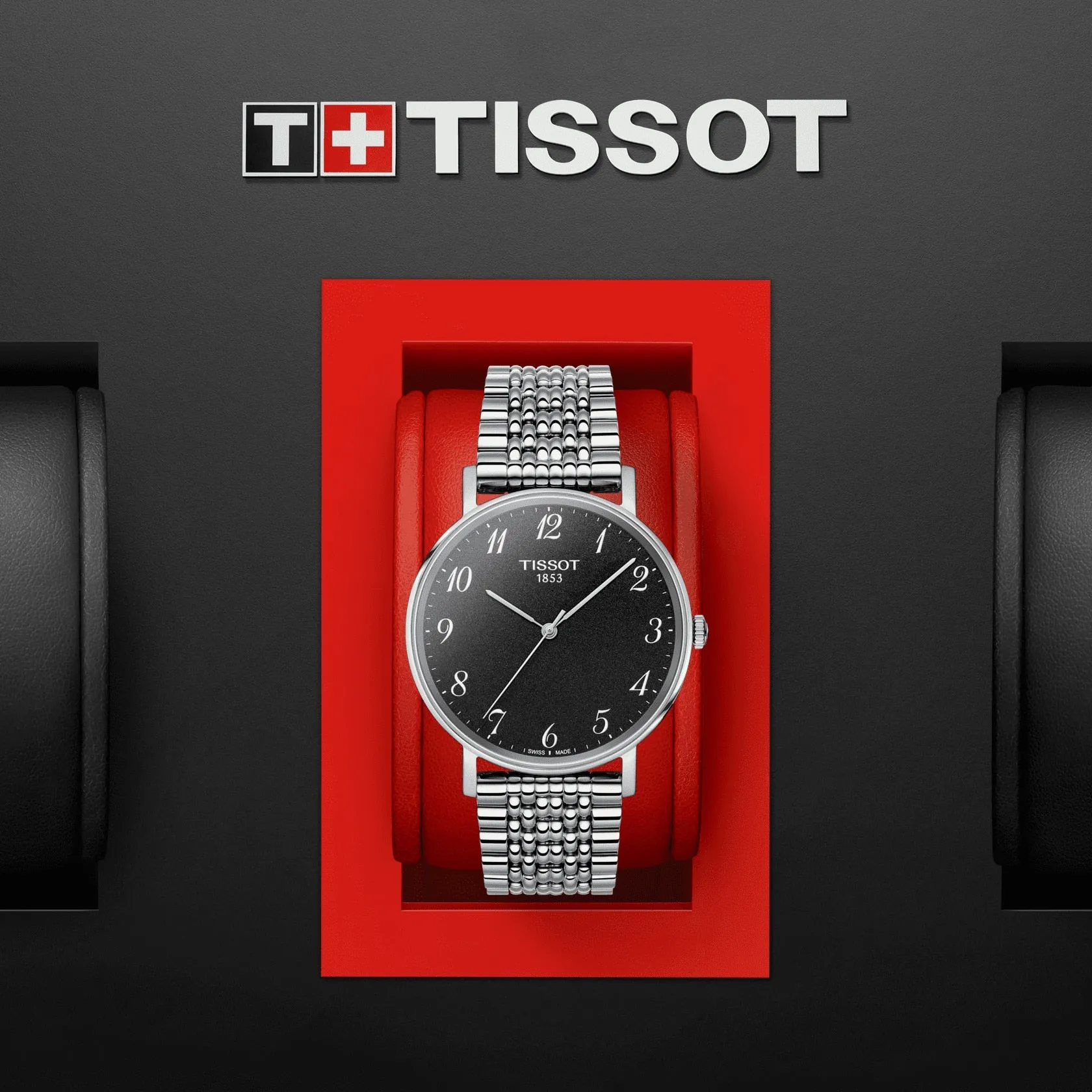 Tissot T-Classic Black Dial Men 38mm