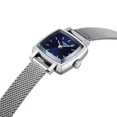 Tissot T-Classic Lovely Square Blue Dial Women 20mm T0581091104100