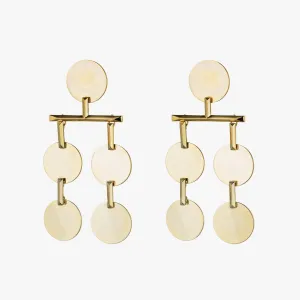 TOKEN CHANDELIER EARRINGS