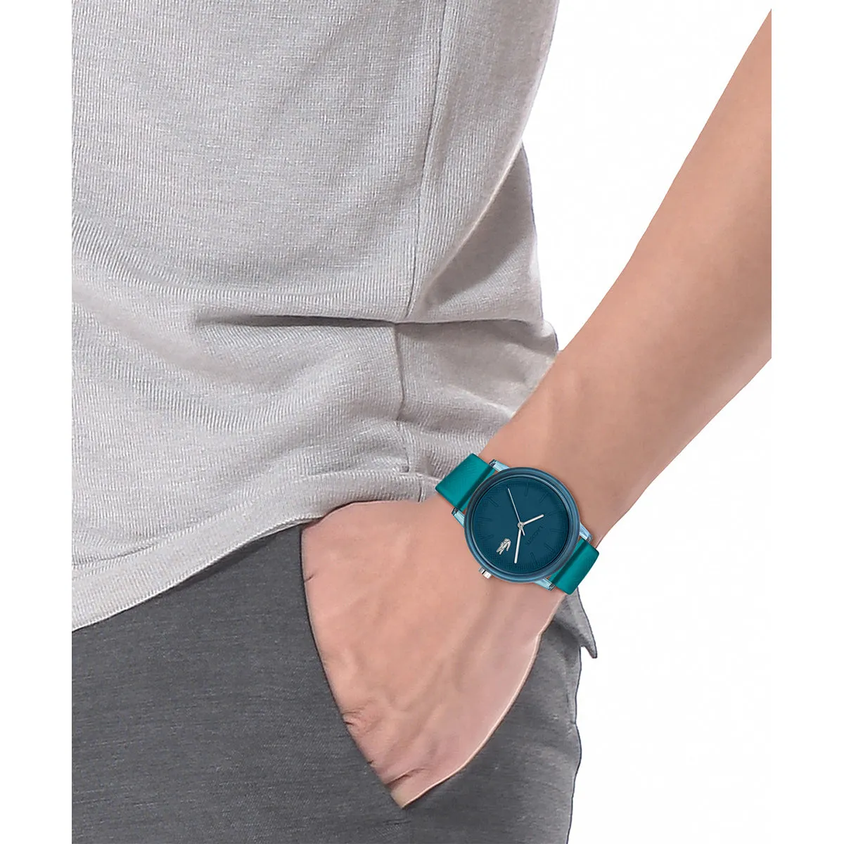 TR90 Transparent Case & Blue Dial Watch