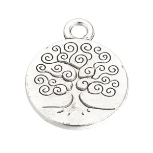 Tree of Life 3/4" Metal Charm 5/pk