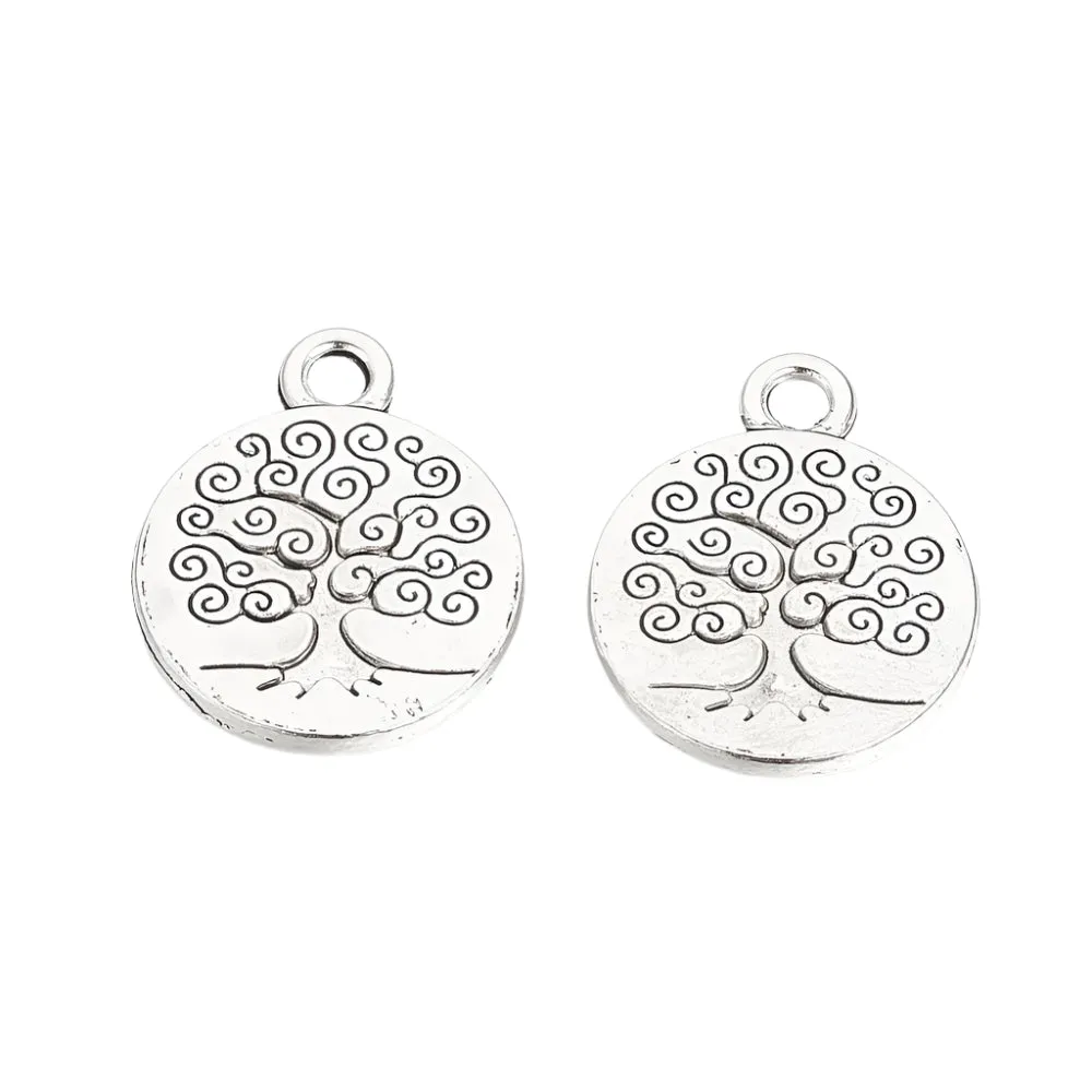 Tree of Life 3/4" Metal Charm 5/pk