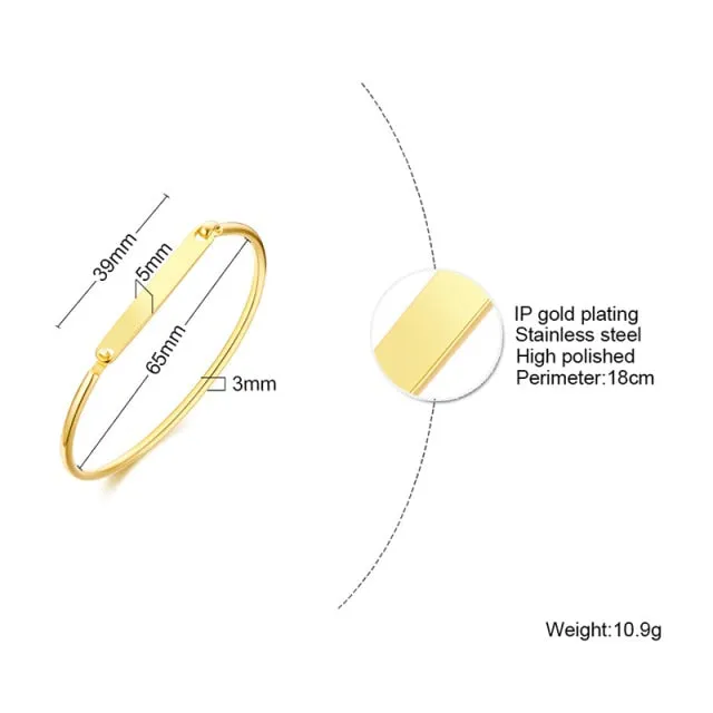 Trendy Open Knot Stylish stainless-steel Bracelet