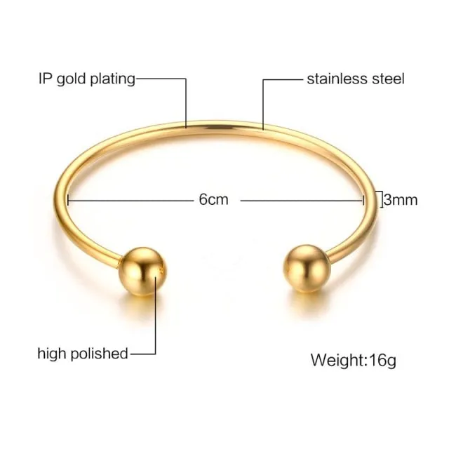 Trendy Open Knot Stylish stainless-steel Bracelet