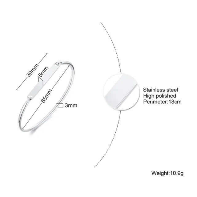 Trendy Open Knot Stylish stainless-steel Bracelet