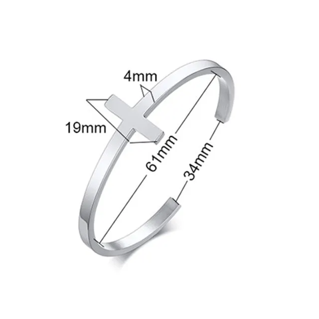 Trendy Open Knot Stylish stainless-steel Bracelet