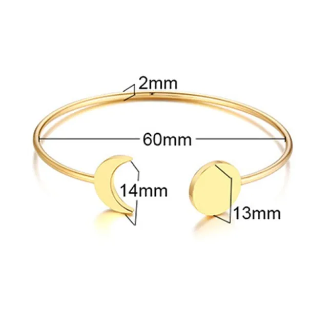 Trendy Open Knot Stylish stainless-steel Bracelet