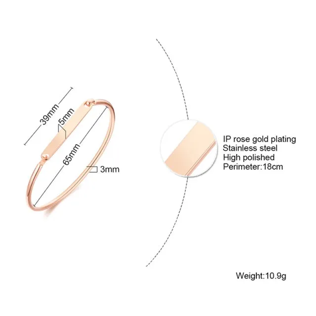 Trendy Open Knot Stylish stainless-steel Bracelet