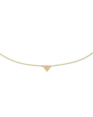 Triangle Necklace 14K