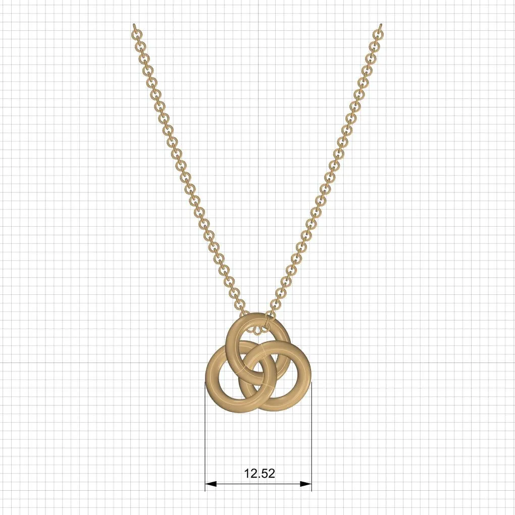 Trinity Circle Necklace