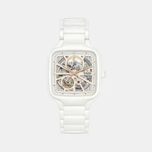 True Square Automatic Women Analog Ceramic Watch R27073012