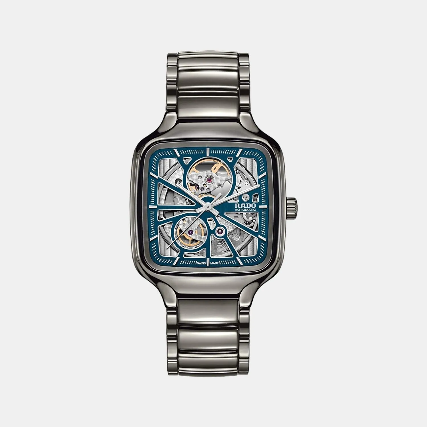 True Square Unisex Analog Ceramic Automatic Watch R27083202