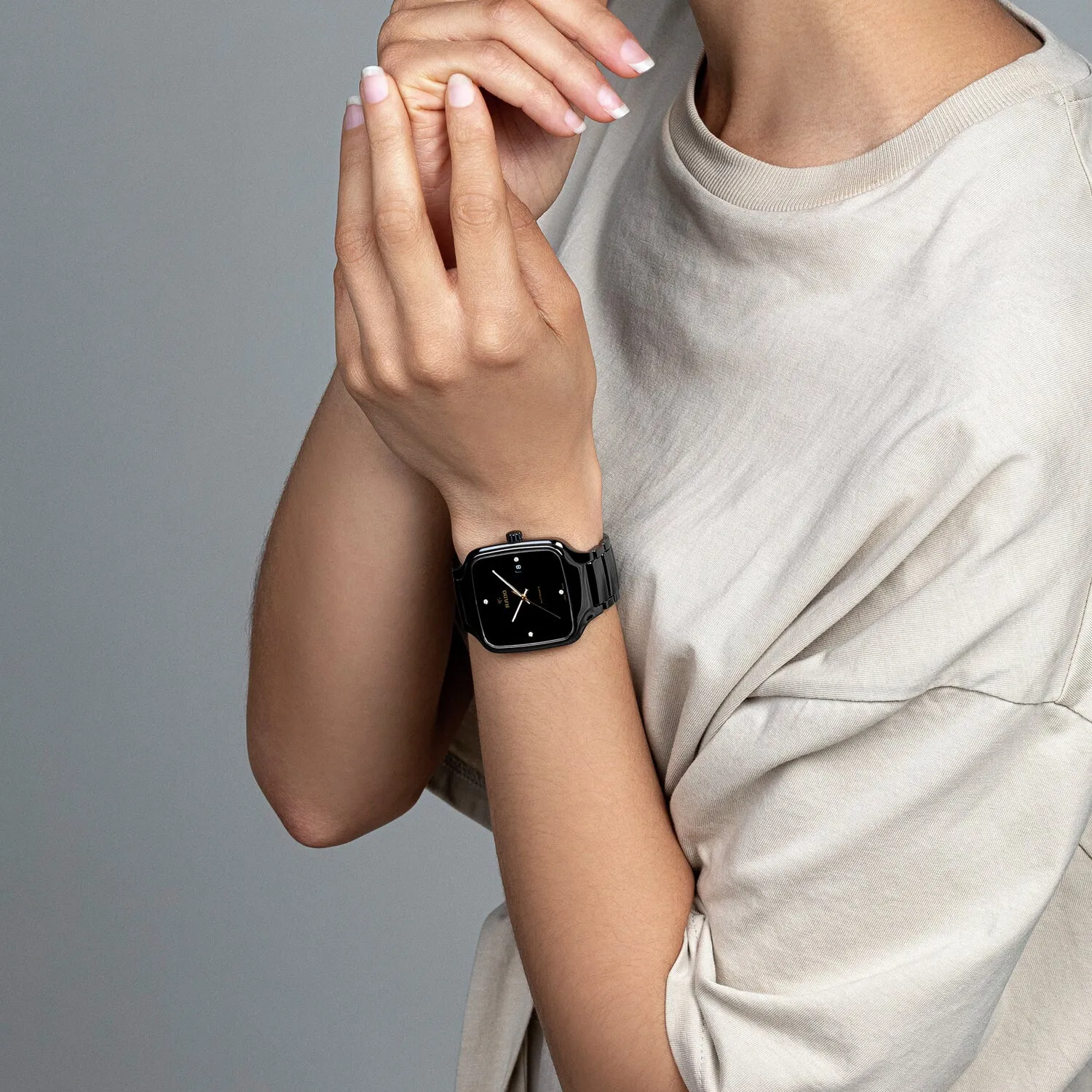 True Square Unisex Analog Stainless Steel Automatic Watch R27078722