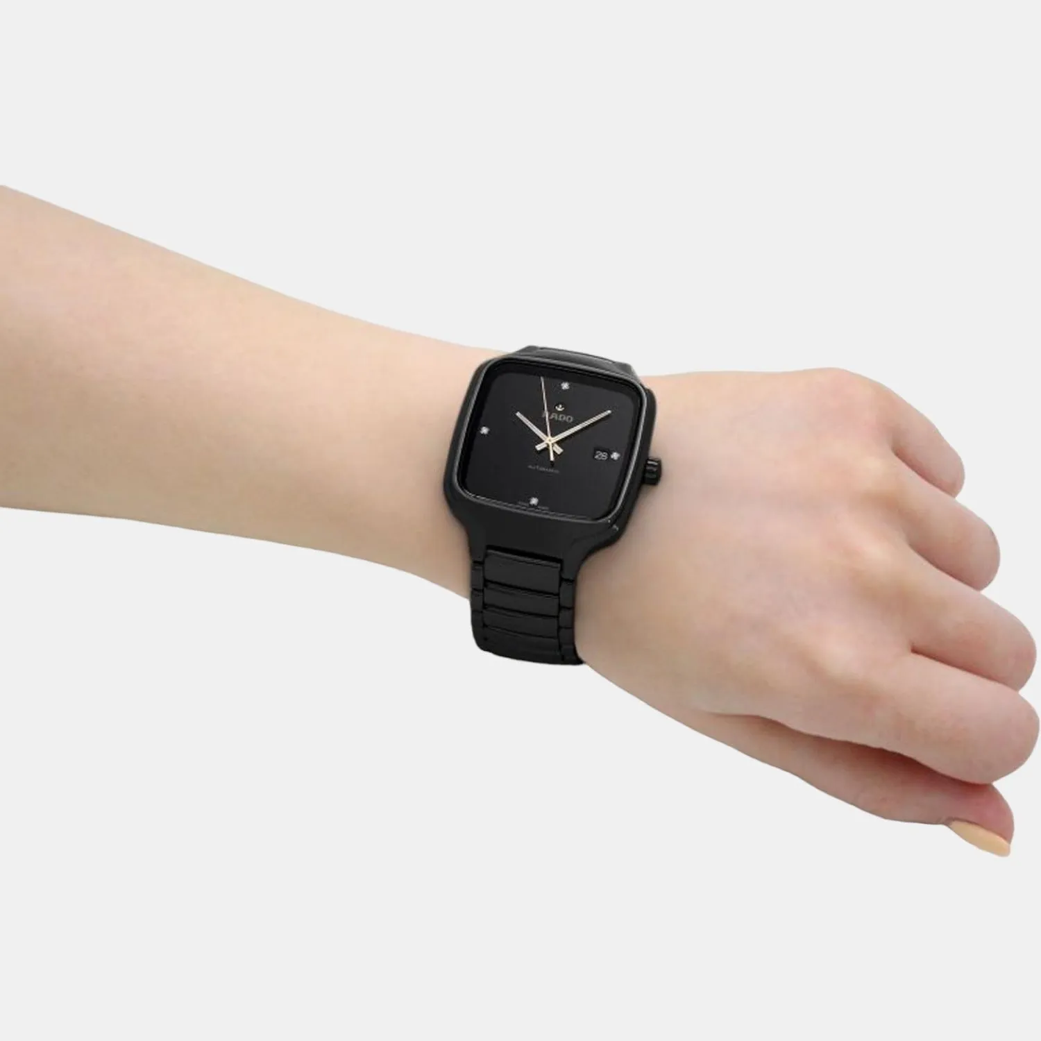 True Square Unisex Analog Stainless Steel Automatic Watch R27078722