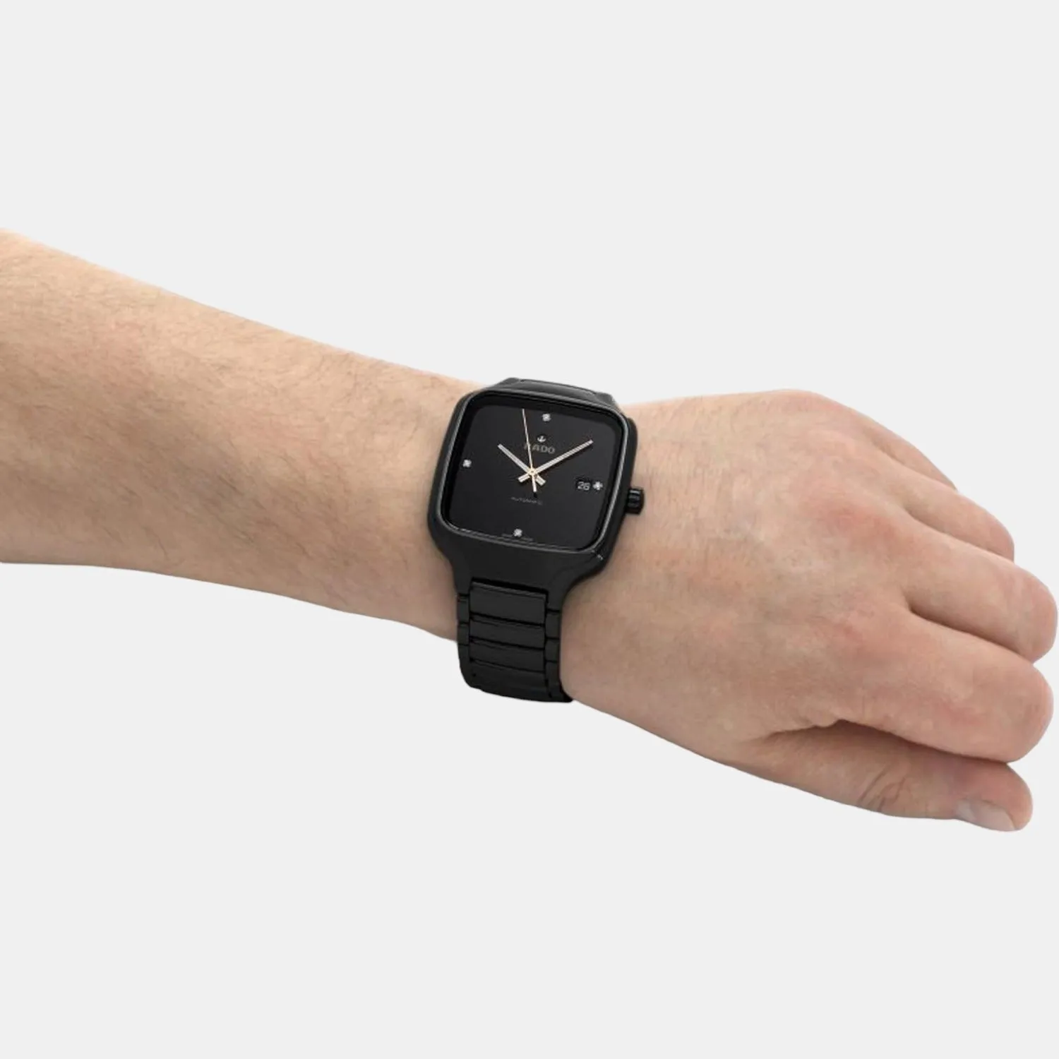True Square Unisex Analog Stainless Steel Automatic Watch R27078722
