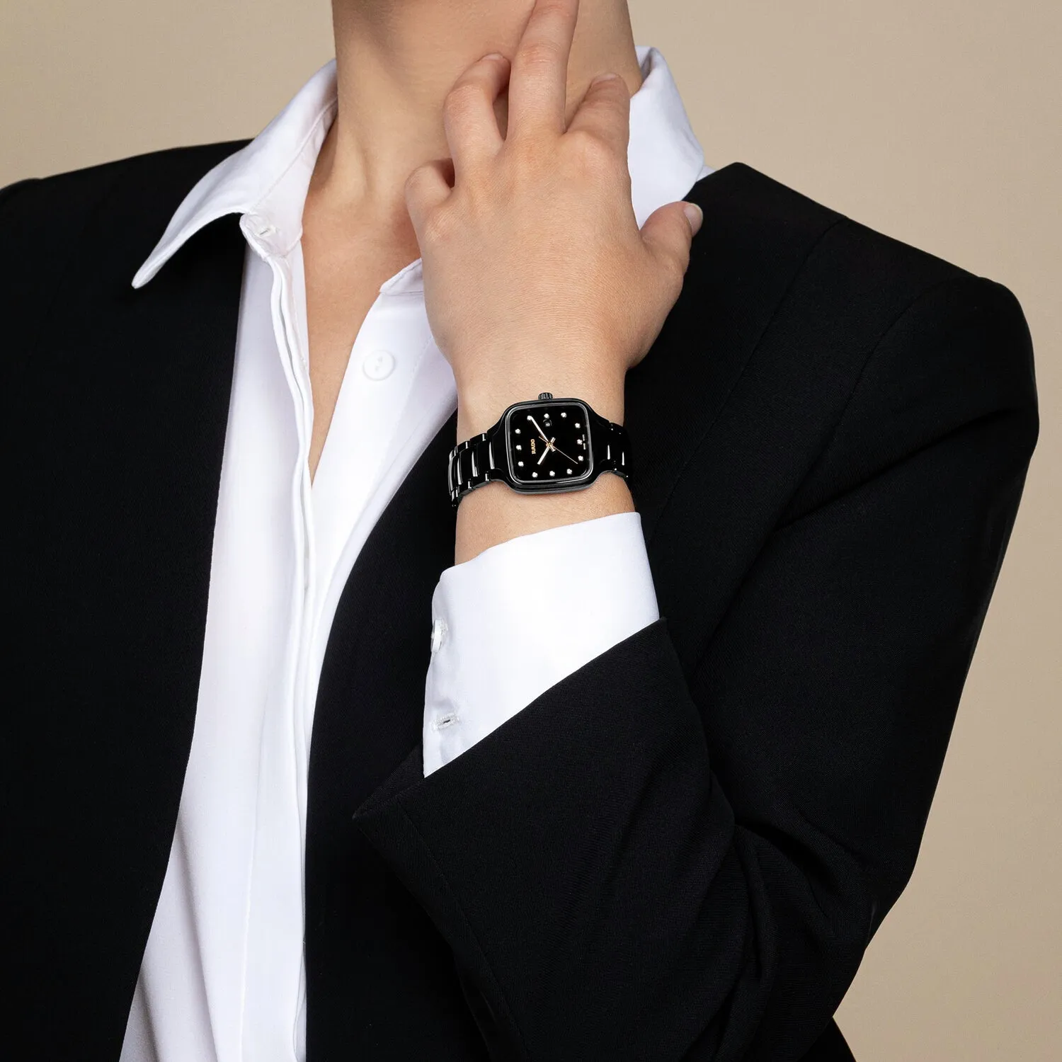 True Square Women Analog Ceramic Watch R27080702
