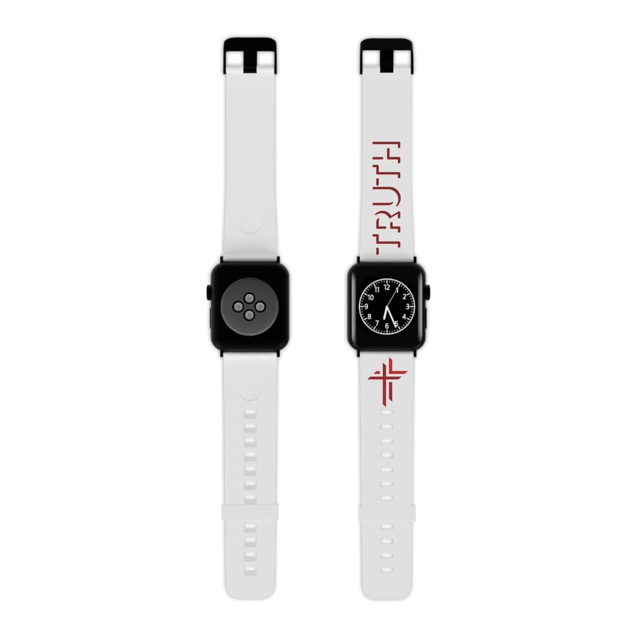 Truth Watch Band - Red Shadow on White for Apple Watch 38/40/42/44