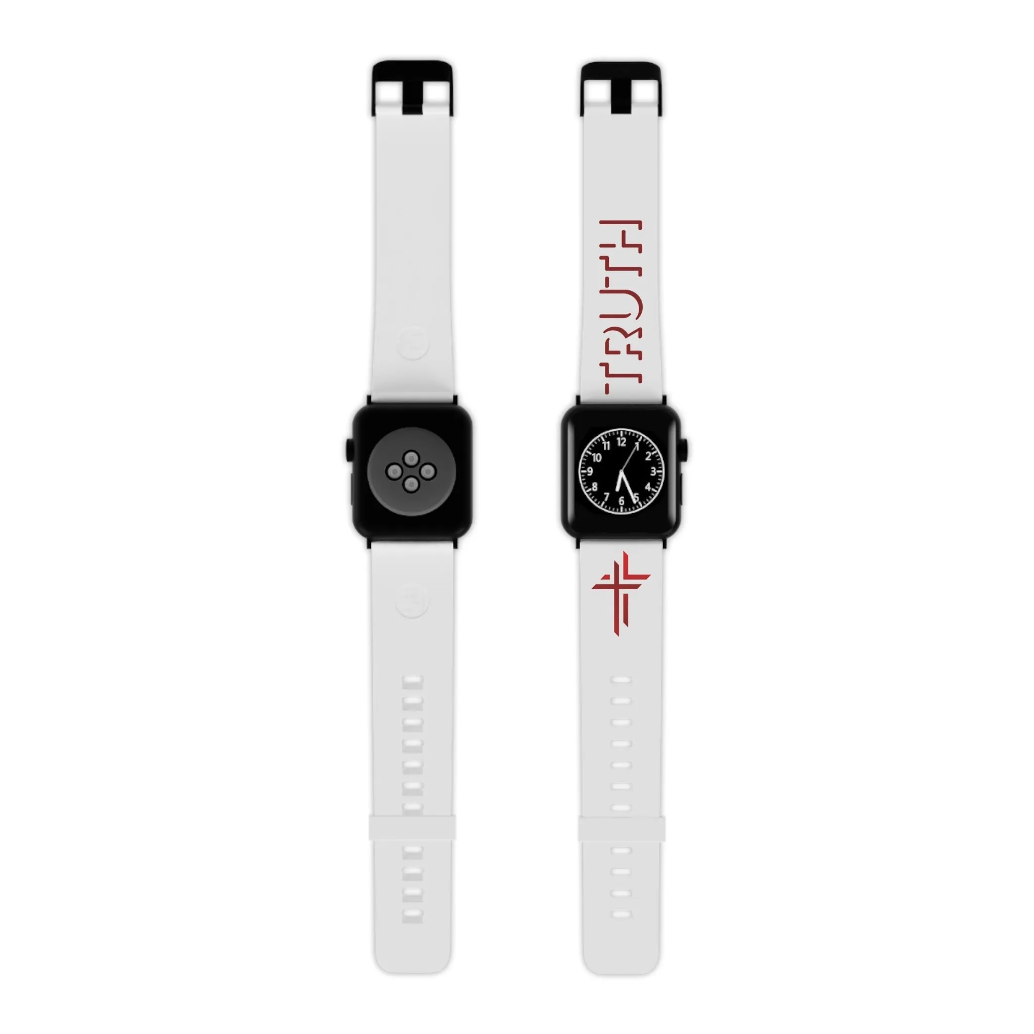 Truth Watch Band - Red Shadow on White for Apple Watch 38/40/42/44