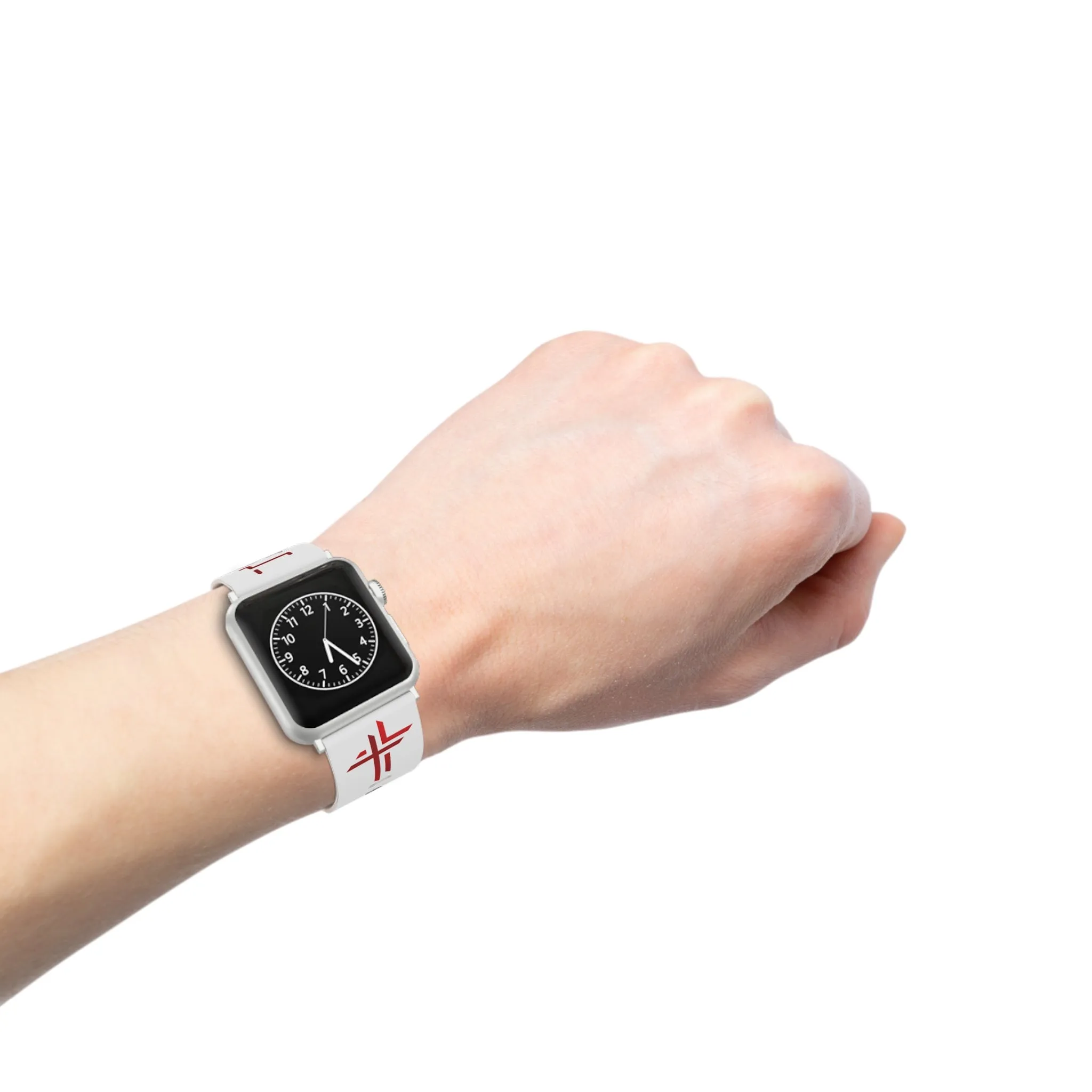 Truth Watch Band - Red Shadow on White for Apple Watch 38/40/42/44