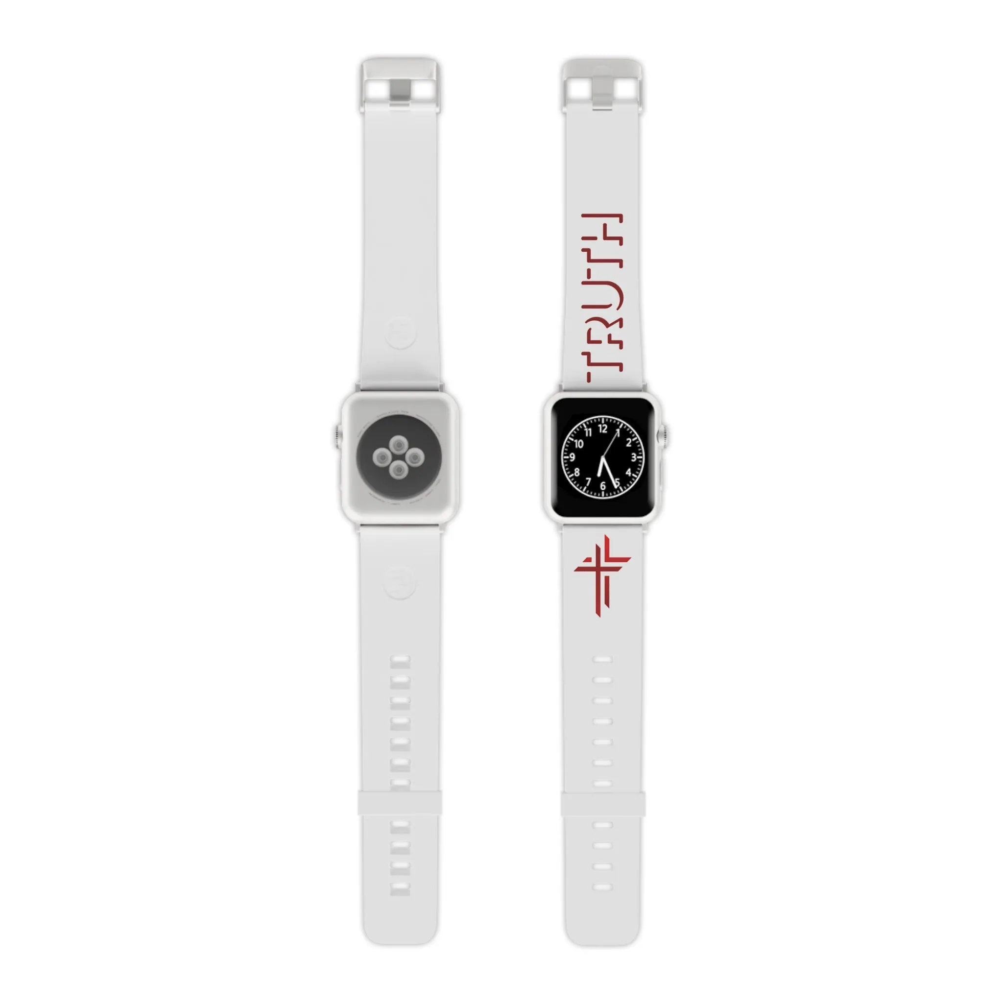 Truth Watch Band - Red Shadow on White for Apple Watch 38/40/42/44