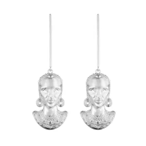 Turkana Sterling Silver Maasai Earrings
