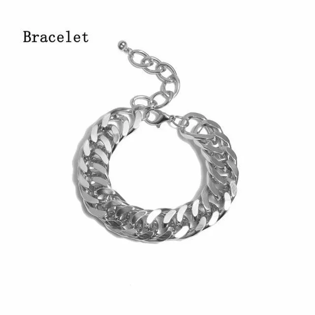 Unisex Rock Choker Necklace