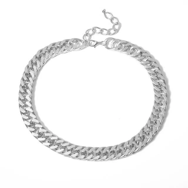 Unisex Rock Choker Necklace