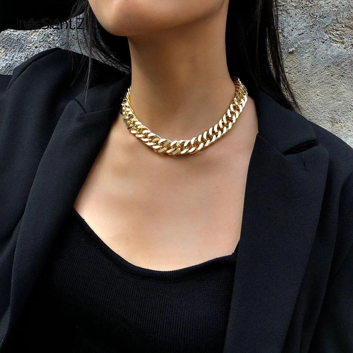 Unisex Rock Choker Necklace
