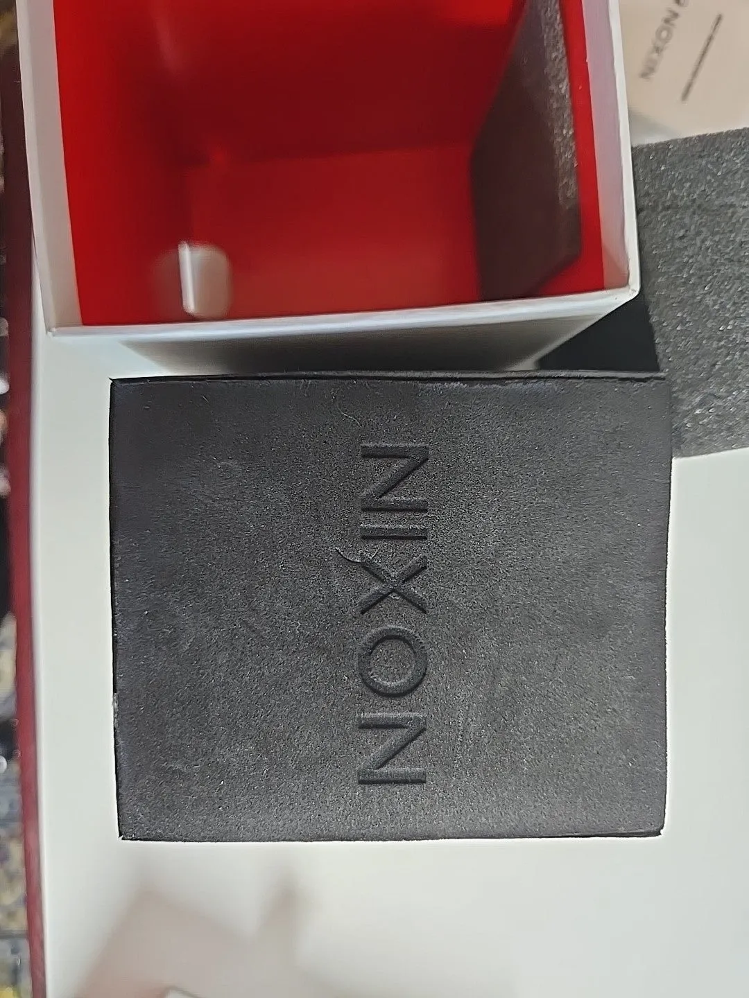 Used NIXON WATCH BOX with Foam Insert Manual
