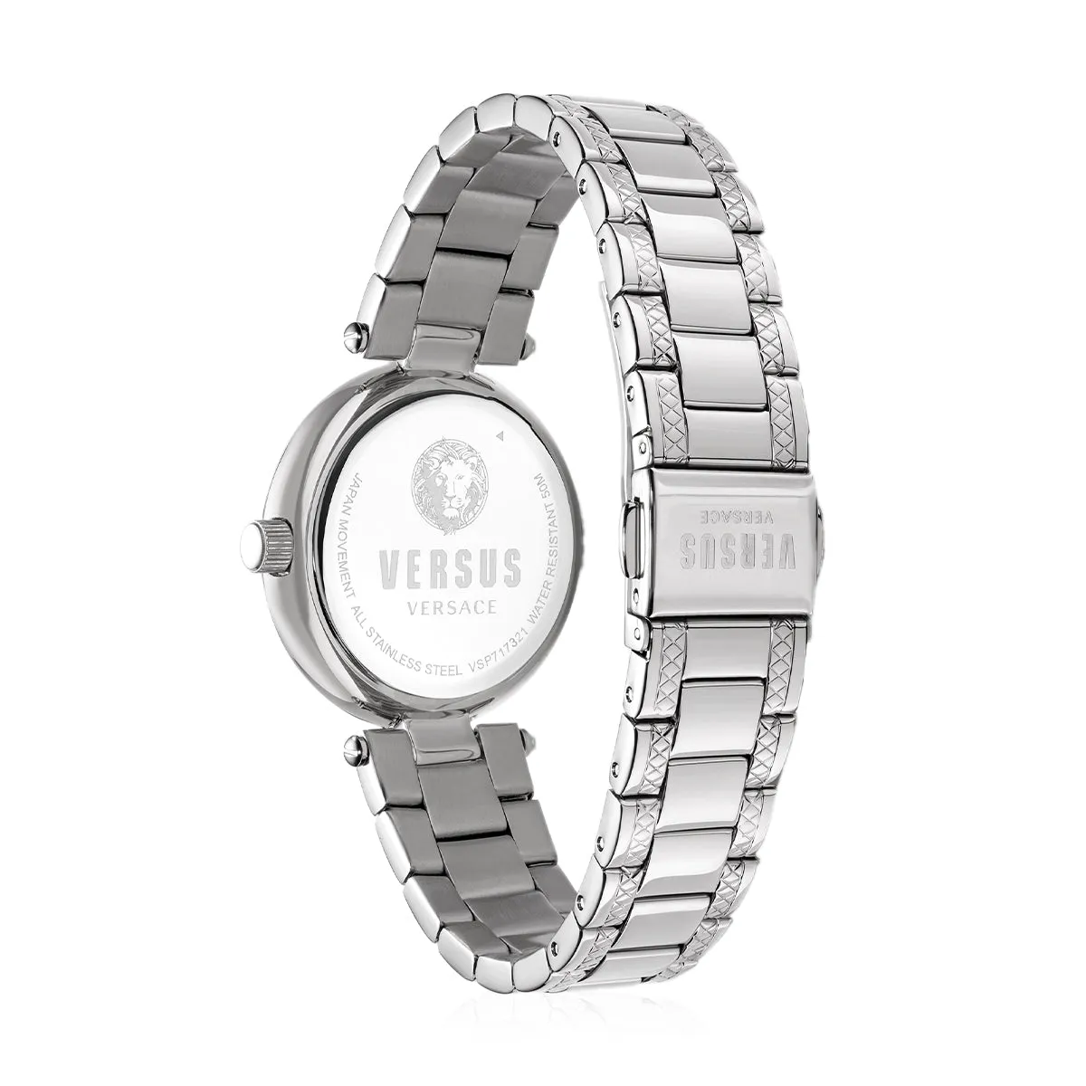 Versus Versace Brick Lane Ladies Green Dial Watch   Stainless Steel Bracelet Box Set