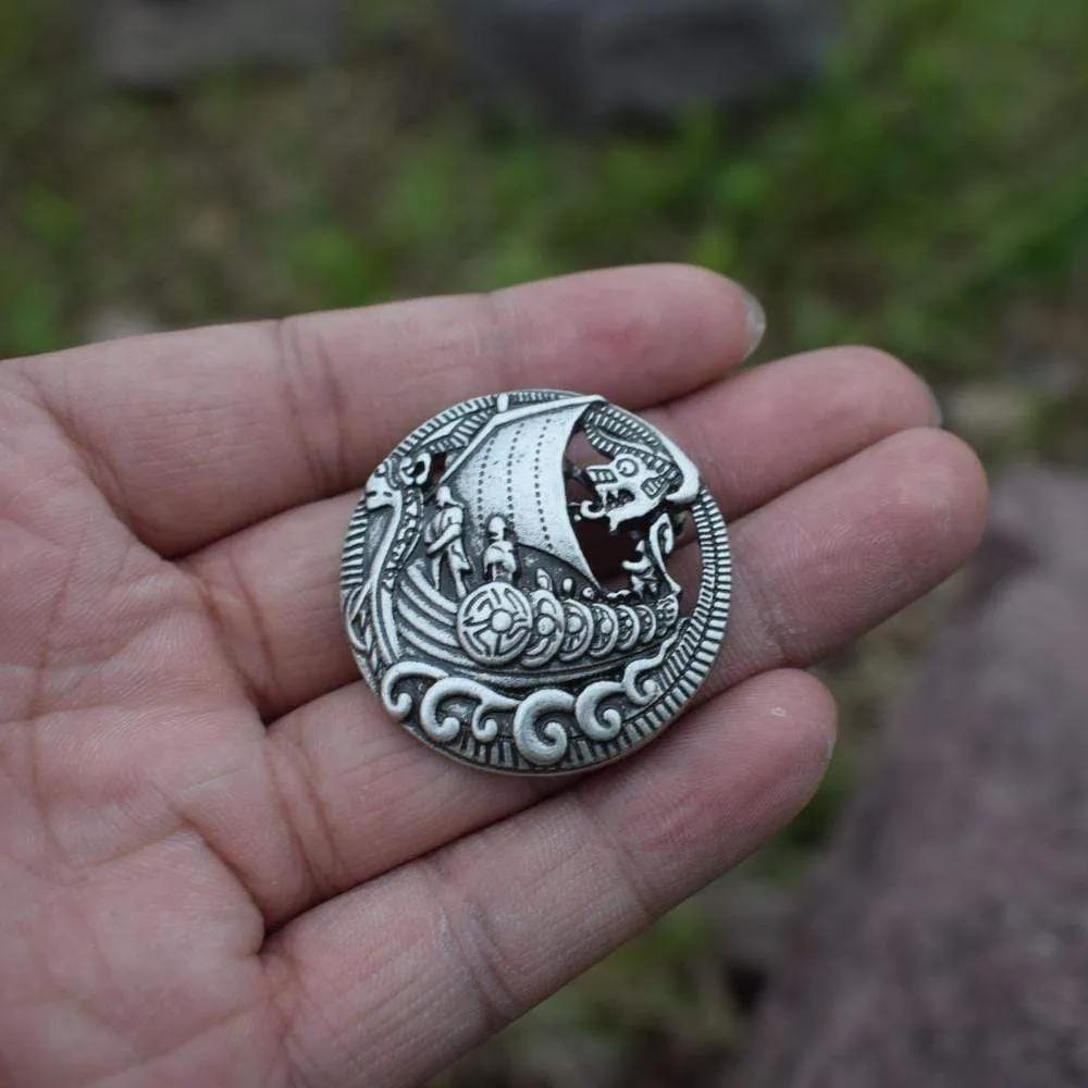 Viking Ship Brooch