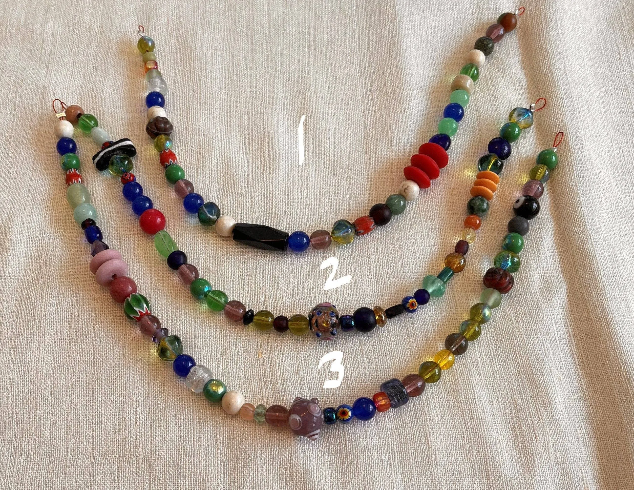 Viking Woman's Brooch and Beaded Necklace Set (Made by Leia)