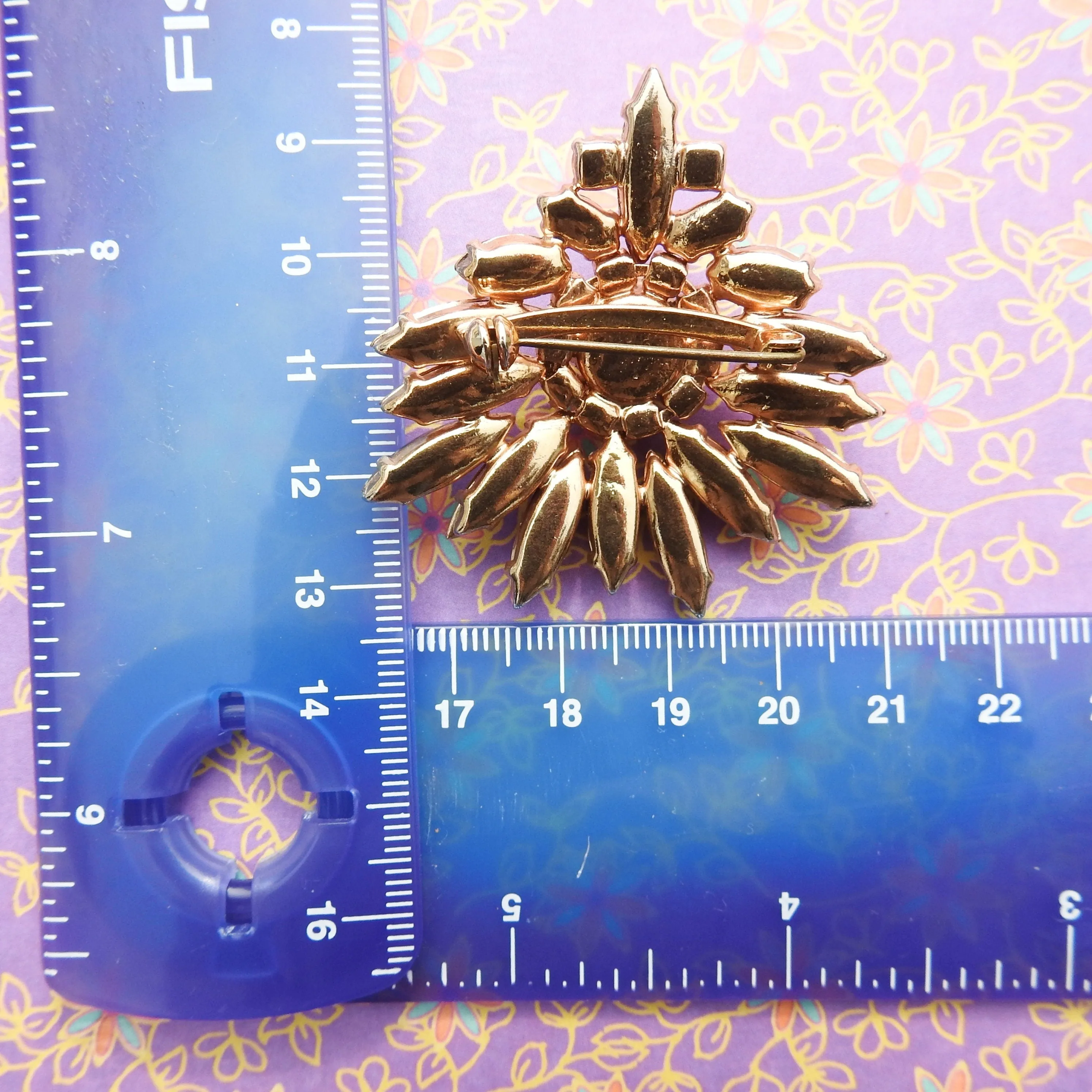 Vintage Austrian Crystal Brooch