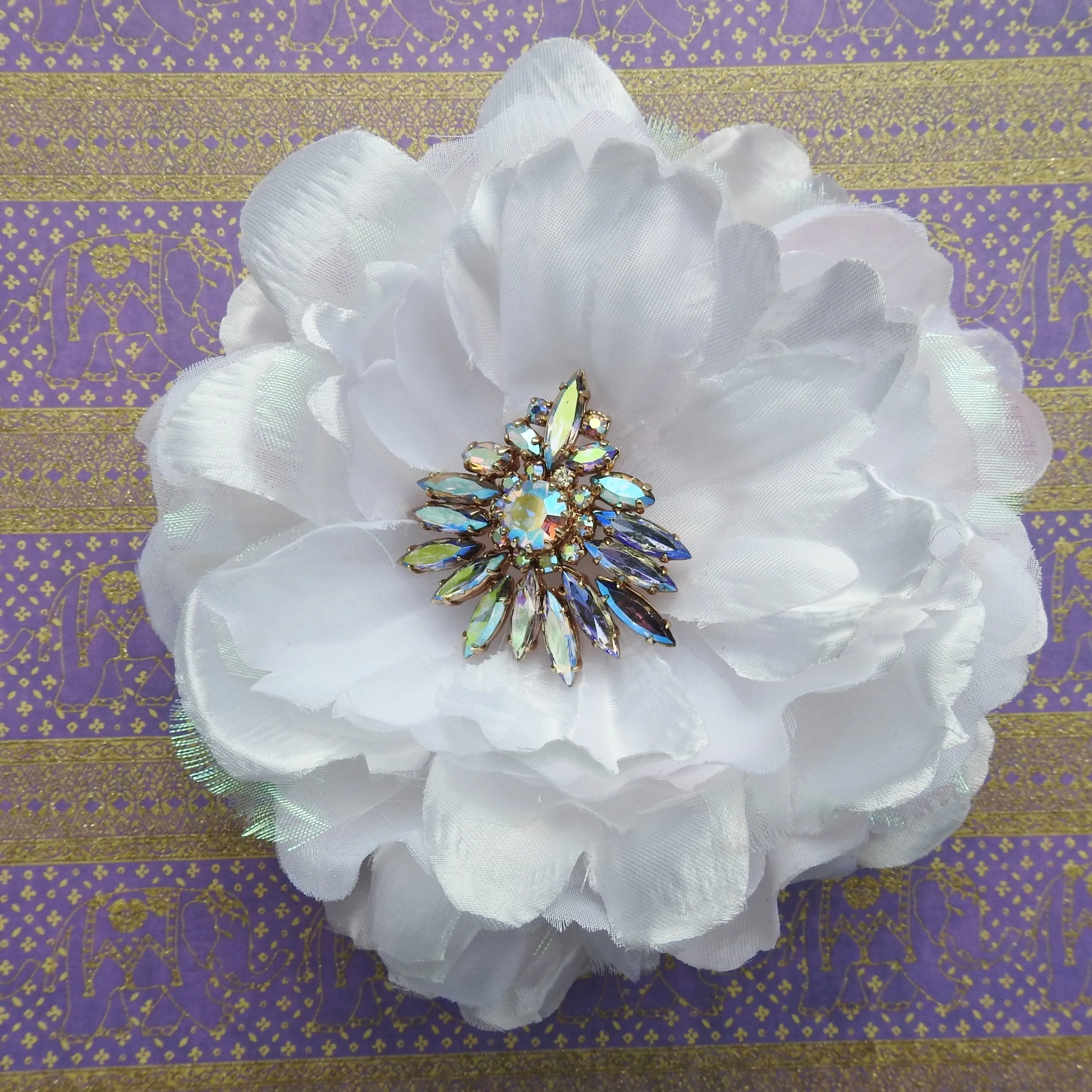 Vintage Austrian Crystal Brooch
