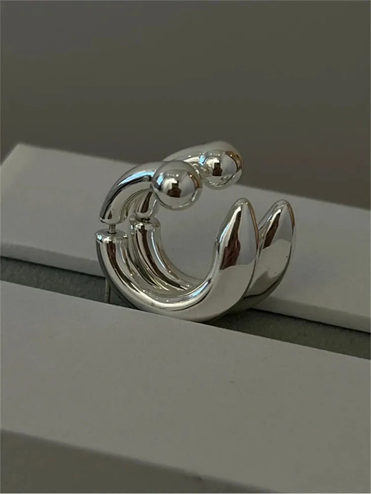 Vintage Geometric Stud Earrings
