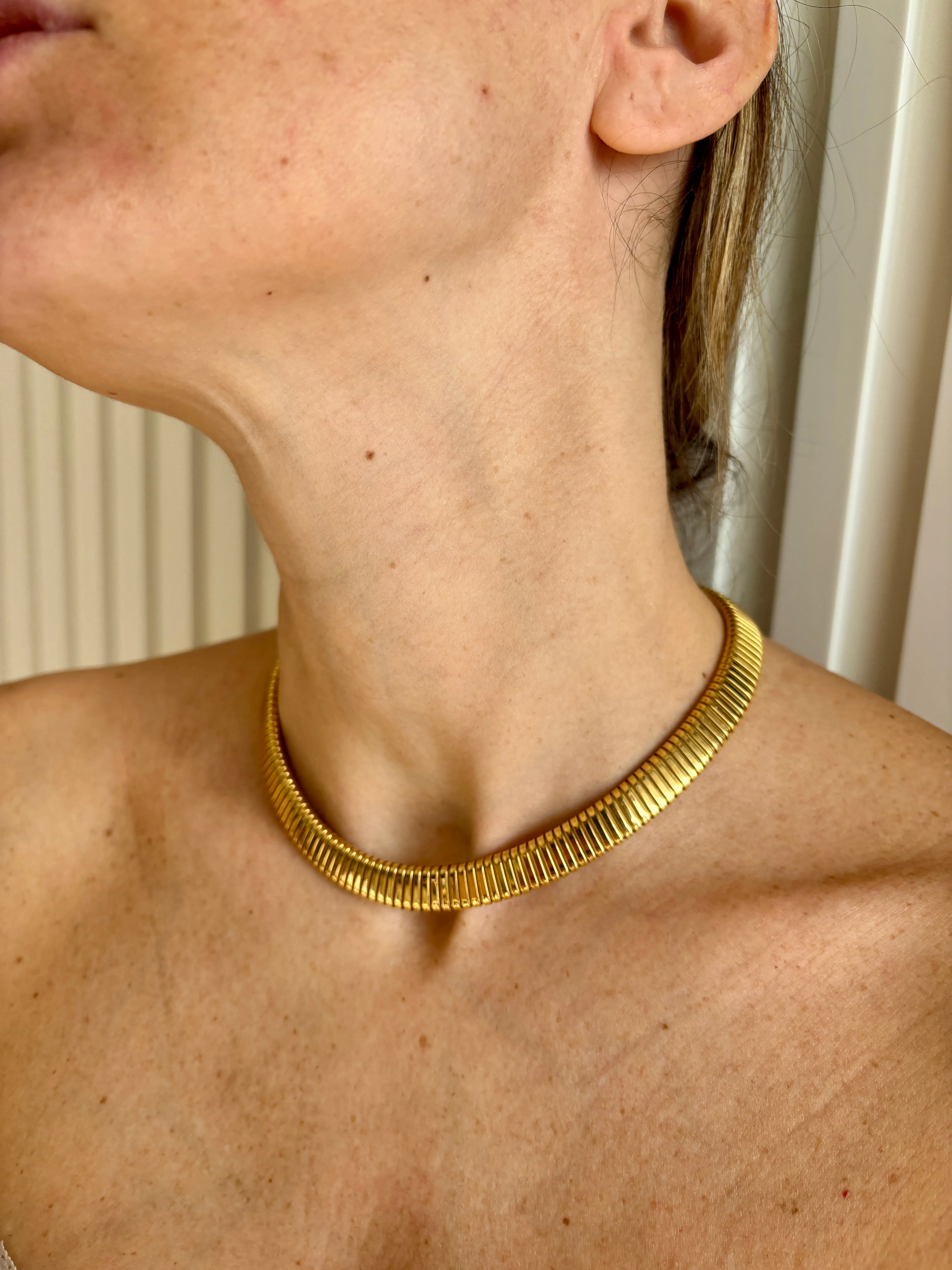Weingrill Tubogas Gold Necklace