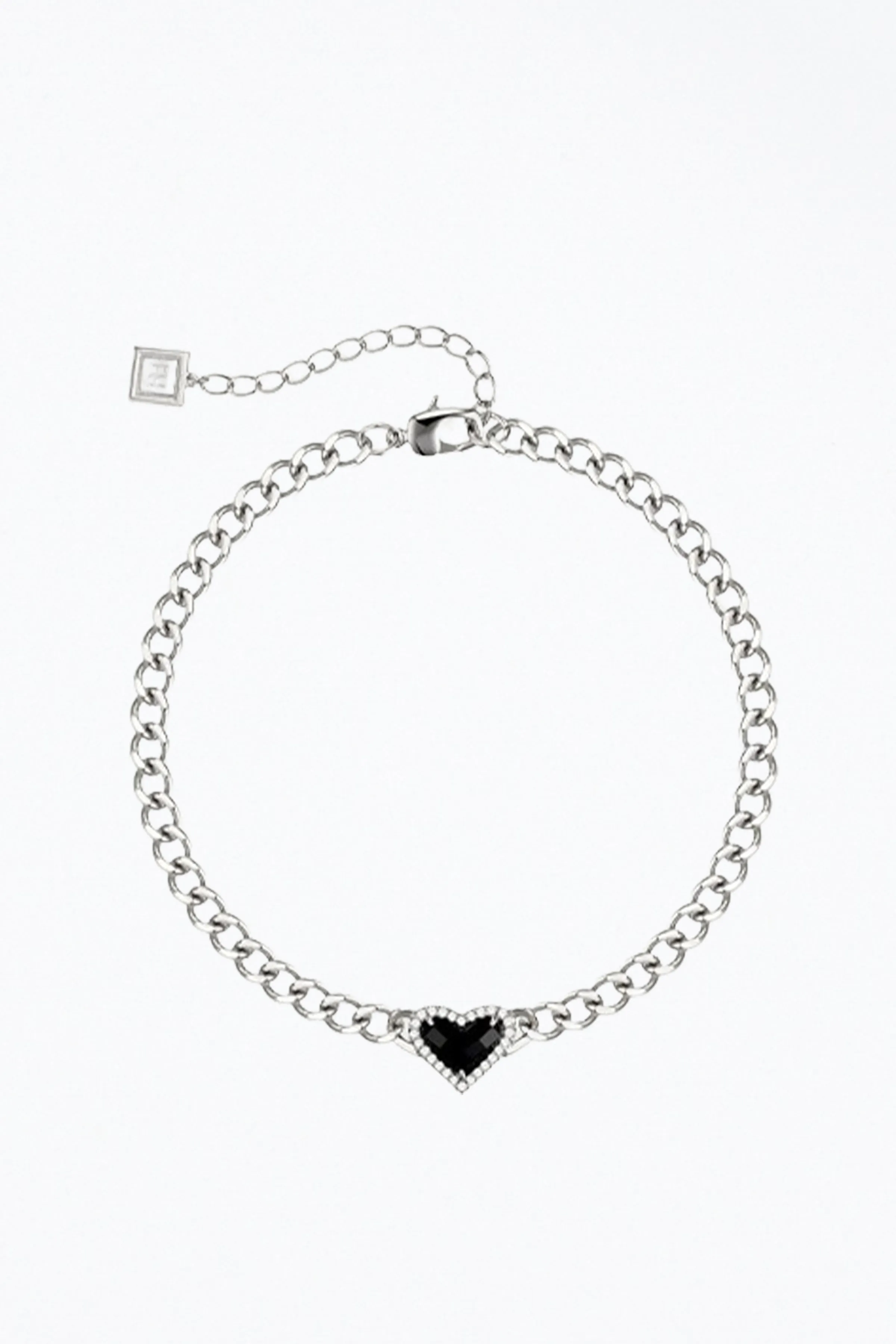 WHITNEY GEMSTONE HEART CHOKER