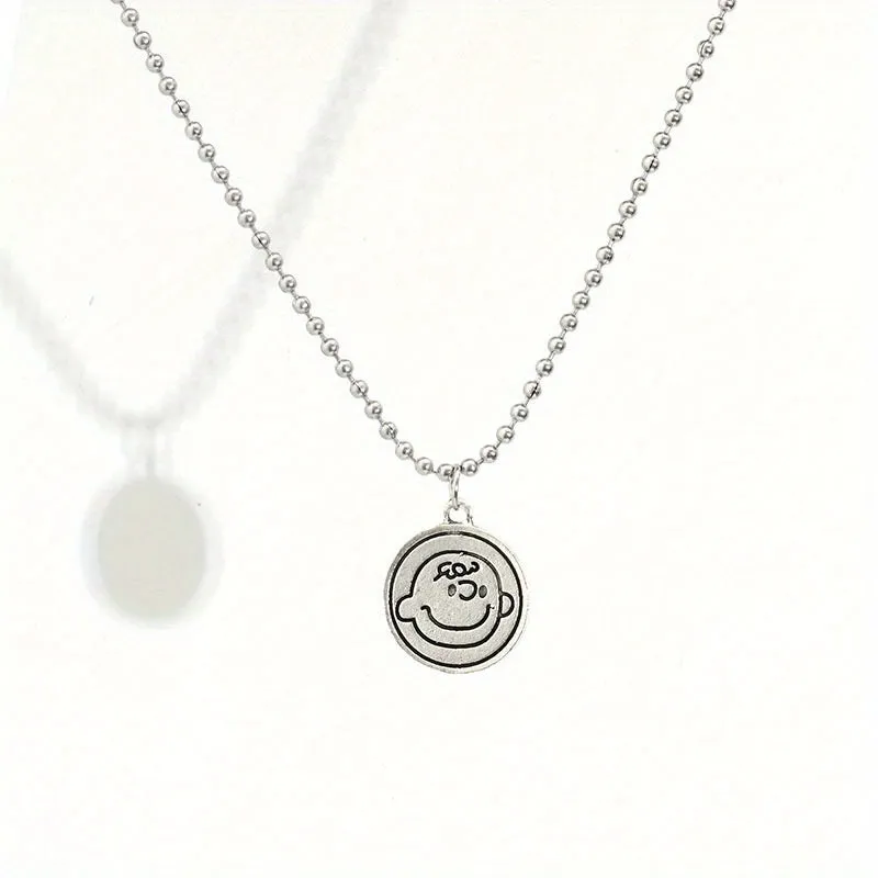 Wind Student Necklace Men's Personality Tide Hip Hop Accessories